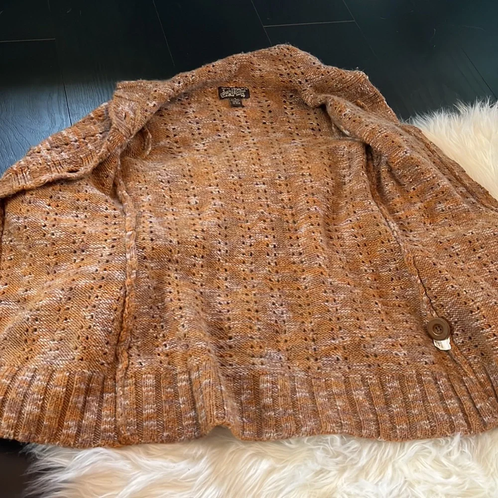Lucky Brand Wooden Button Cardigan - Picture 4 of 10
